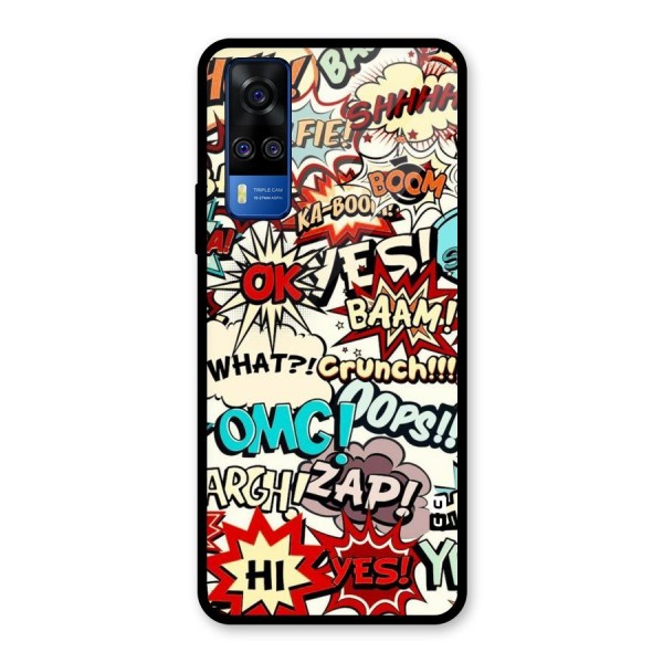 Boom Zap Glass Back Case for Vivo Y51A Mobile Phone Covers