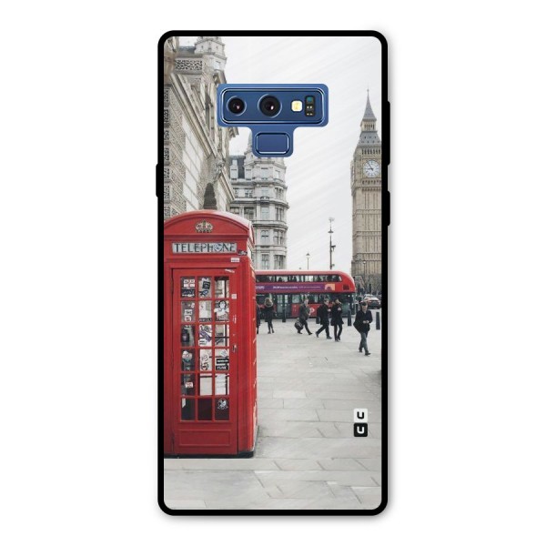 Booth In Red Metal Back Case for Galaxy Note 9