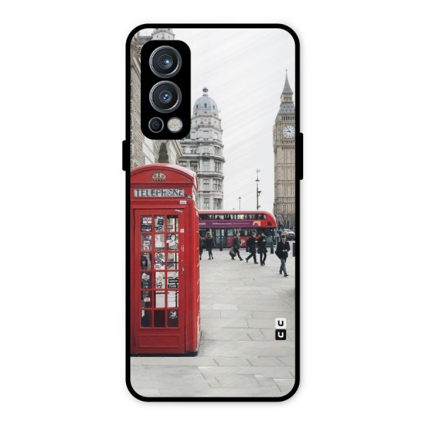Booth In Red Metal Back Case for OnePlus Nord 2 5G