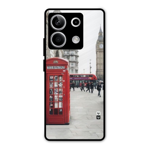 Booth In Red Metal Back Case for Redmi Note 13 5G
