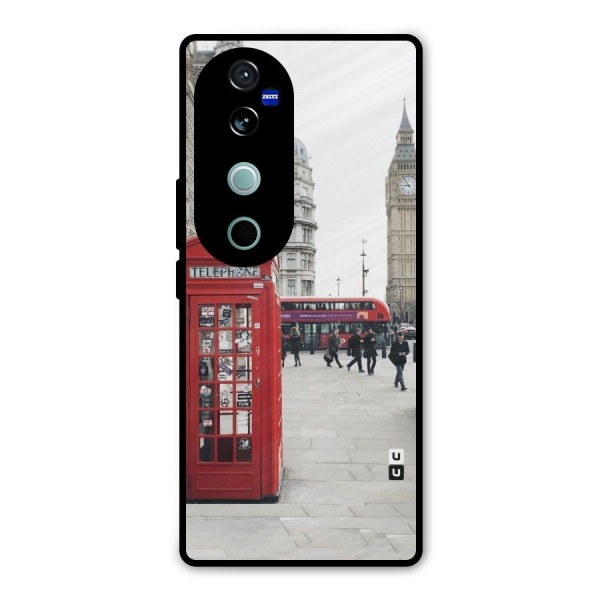 Booth In Red Metal Back Case for Vivo V40