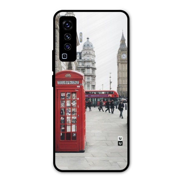 Booth In Red Metal Back Case for Vivo X50