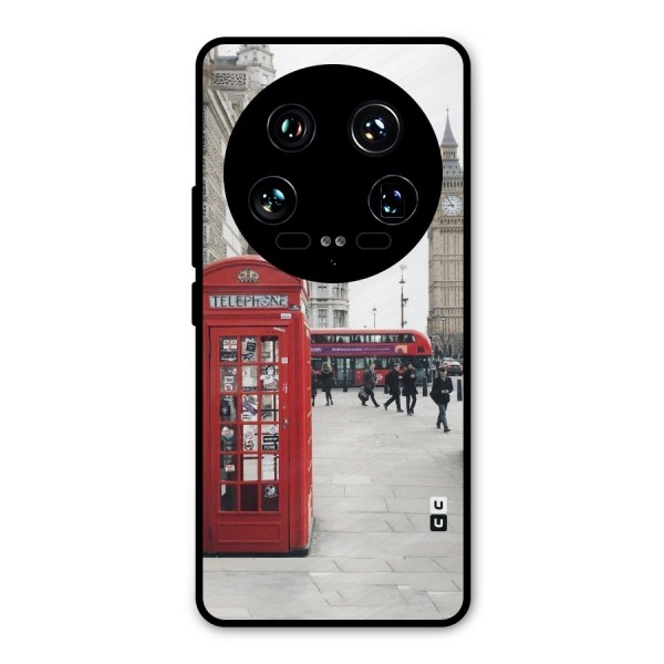 Booth In Red Metal Back Case for Xiaomi 14 Ultra