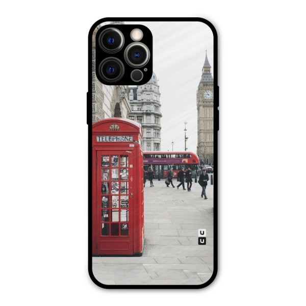 Booth In Red Metal Back Case for iPhone 12 Pro Max