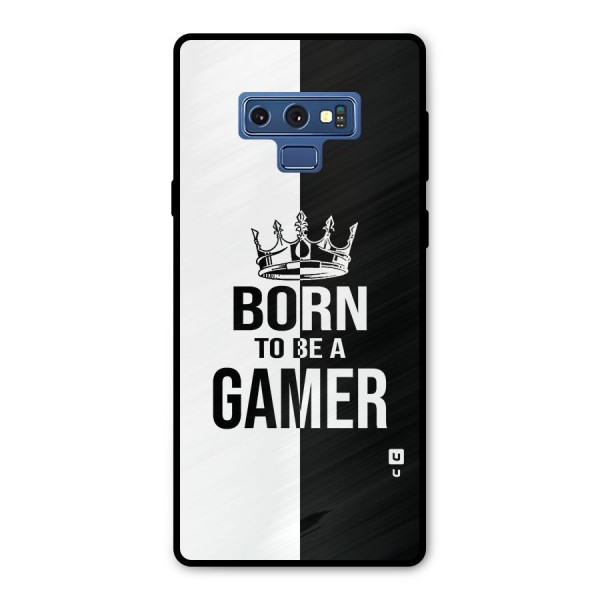 Born To Be Gamer Metal Back Case for Galaxy Note 9