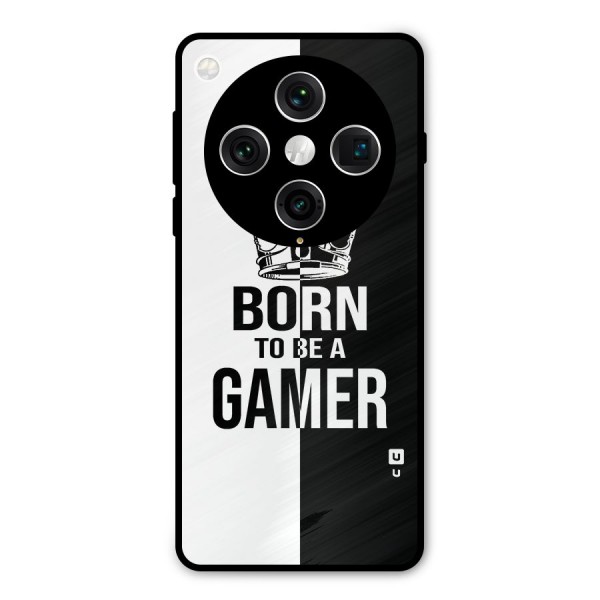 Born To Be Gamer Metal Back Case for Oppo Find X8 Pro
