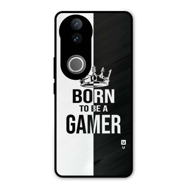 Born To Be Gamer Metal Back Case for Vivo V50e