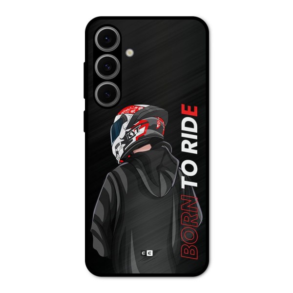 Born To Ride Metal Back Case for Galaxy S24 FE