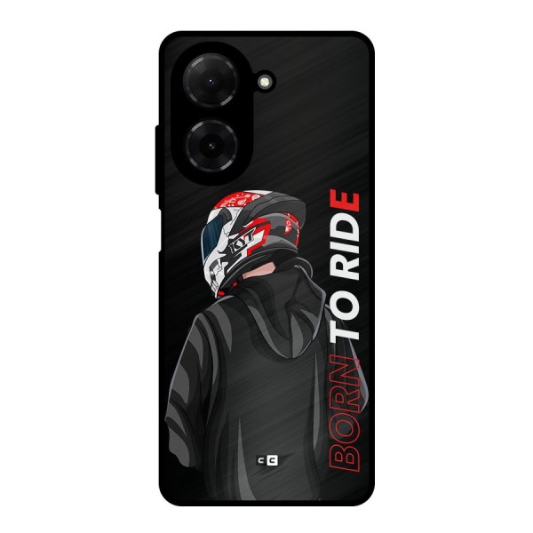 Born To Ride Metal Back Case for Poco C71
