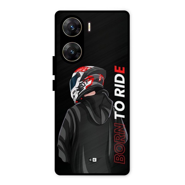 Born To Ride Metal Back Case for Vivo V29e