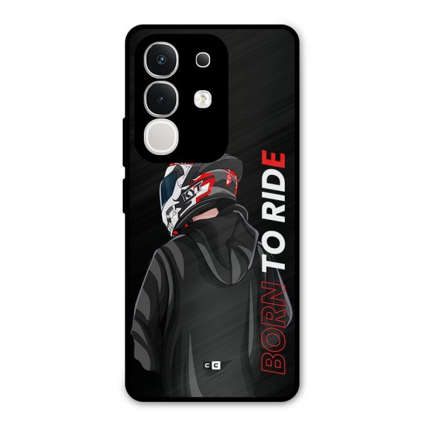 Born To Ride Metal Back Case for iQOO Z10x