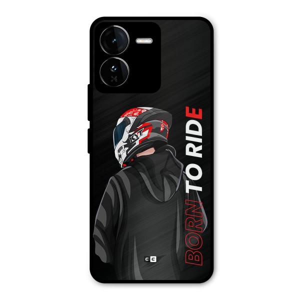 Born To Ride Metal Back Case for iQOO Z9