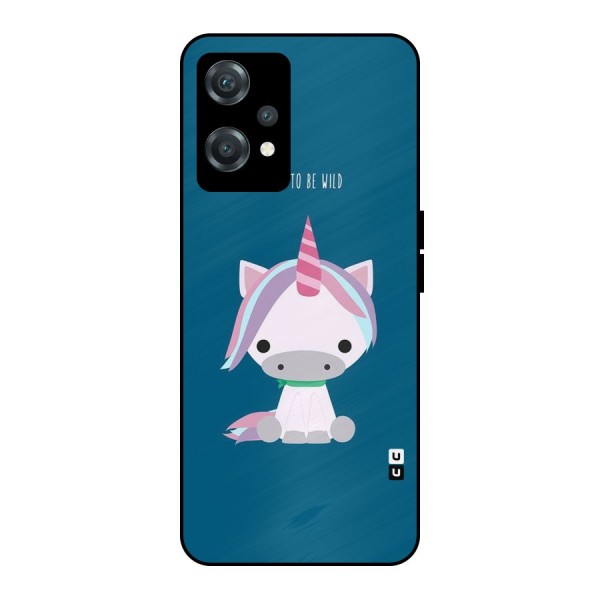 Born Wild Unicorn Metal Back Case for OnePlus Nord CE 2 Lite 5G