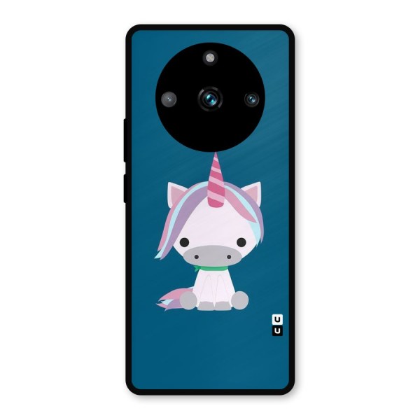 Born Wild Unicorn Metal Back Case for Realme 11 Pro Plus