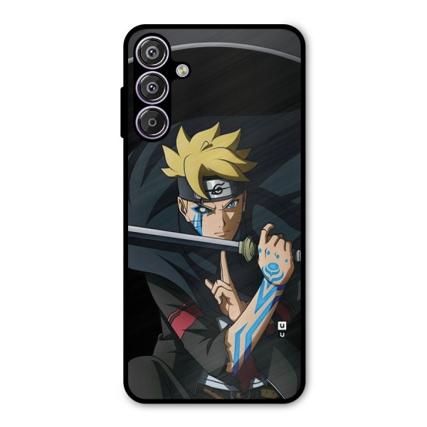 Boruto Uzumaki Stance Metal Back Case for Galaxy F15