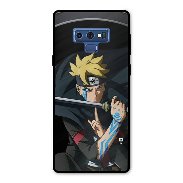 Boruto Uzumaki Stance Metal Back Case for Galaxy Note 9