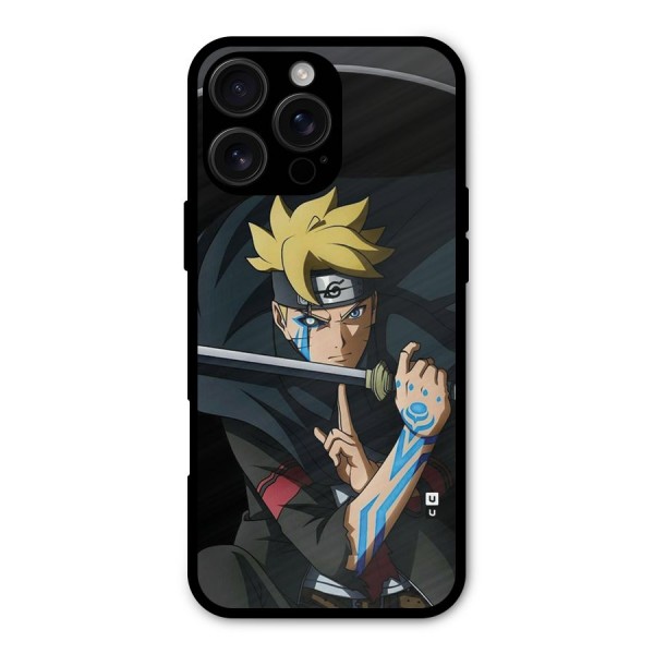 Boruto Uzumaki Stance Metal Back Case for iPhone 16 Pro Max