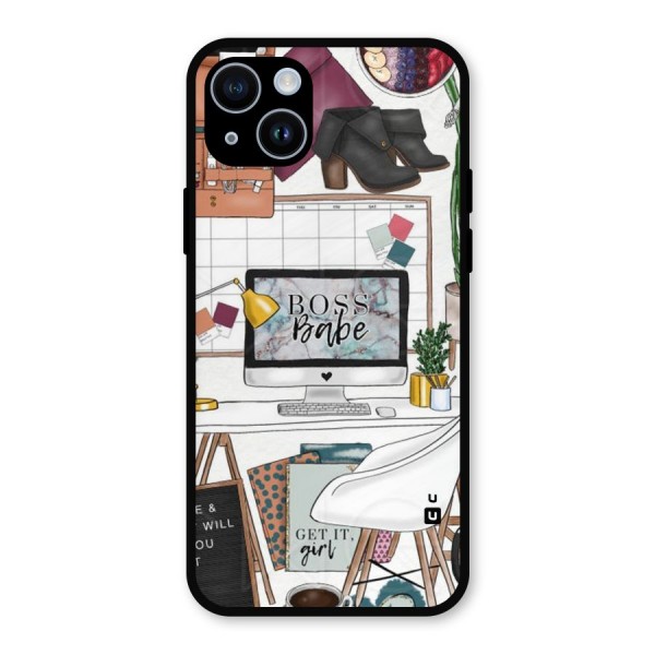 Boss Babe Metal Back Case for iPhone 14