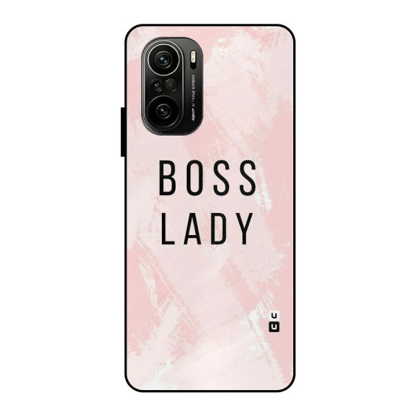 Boss Lady Pink Metal Back Case for Mi 11x