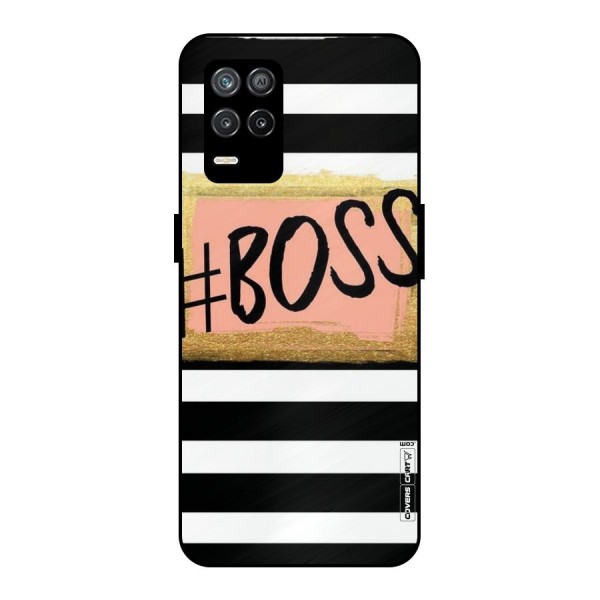 Boss Stripes Metal Back Case for Realme 9 5G