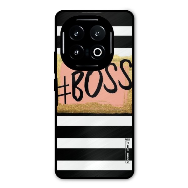 Boss Stripes Metal Back Case for iQOO 13