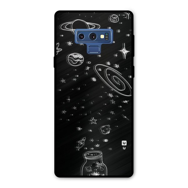 Bottle Of Stars Metal Back Case for Galaxy Note 9
