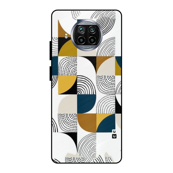 Boxes Pattern Metal Back Case for Mi 10i