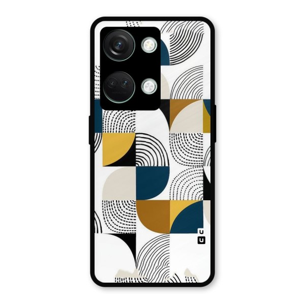Boxes Pattern Metal Back Case for OnePlus Nord 3