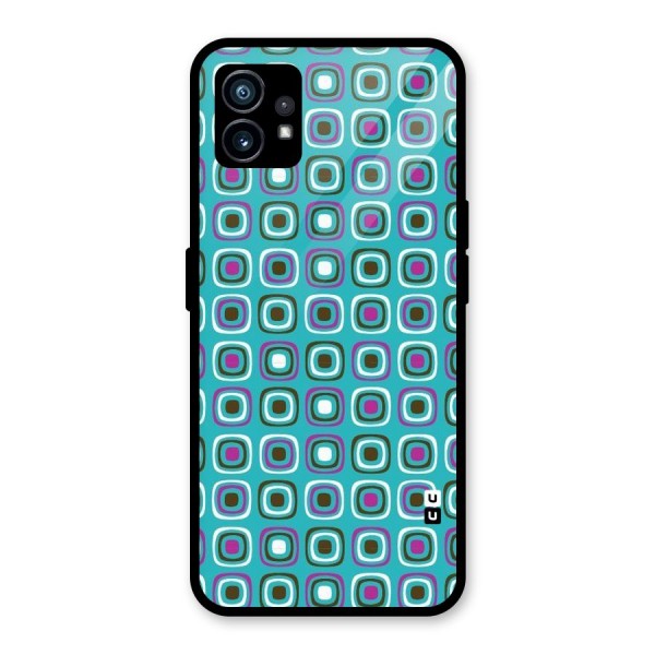 Boxes Tiny Pattern Glass Back Case for Nothing Phone 1