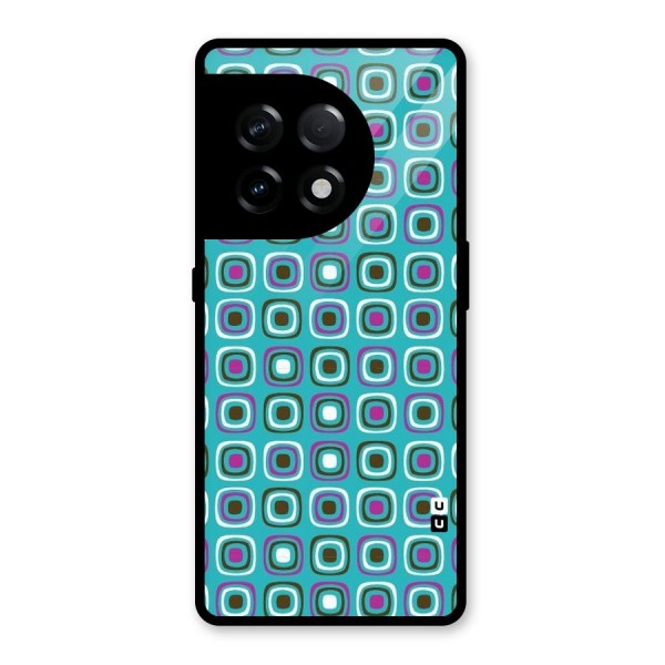 Boxes Tiny Pattern Glass Back Case for OnePlus 11R