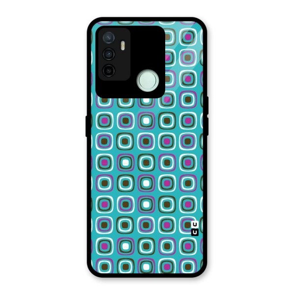 Boxes Tiny Pattern Glass Back Case for Oppo A53