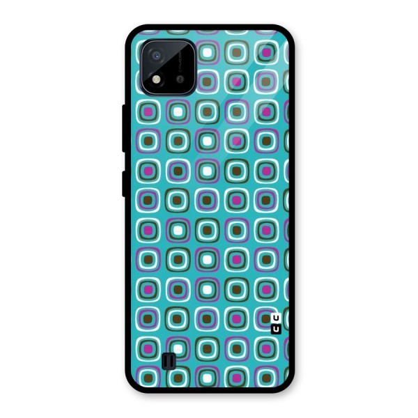 Boxes Tiny Pattern Glass Back Case for Realme C11 2021