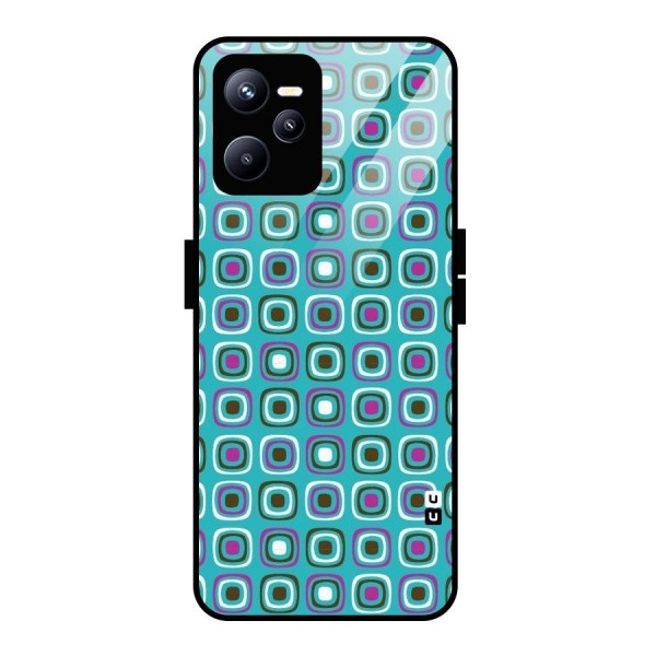 Boxes Tiny Pattern Glass Back Case for Realme C35
