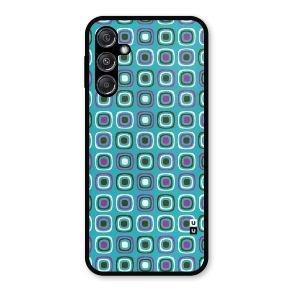 Boxes Tiny Pattern Metal Back Case for Galaxy M34 5G