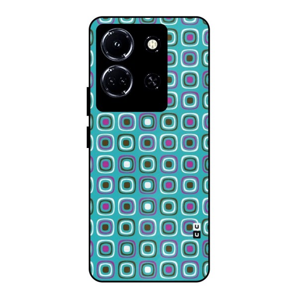 Boxes Tiny Pattern Metal Back Case for Infinix Note 30 5G