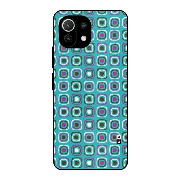 Boxes Tiny Pattern Metal Back Case for Mi 11 Lite