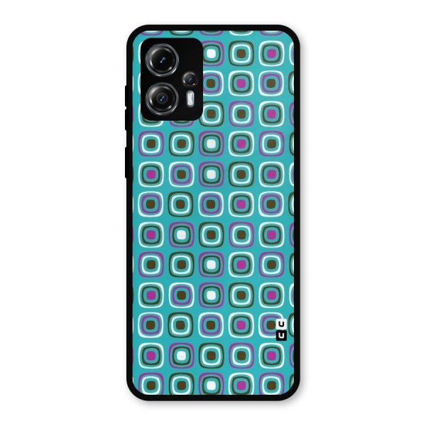 Boxes Tiny Pattern Metal Back Case for Moto G13