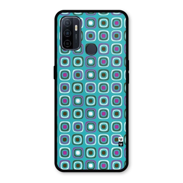 Boxes Tiny Pattern Metal Back Case for Oppo A53