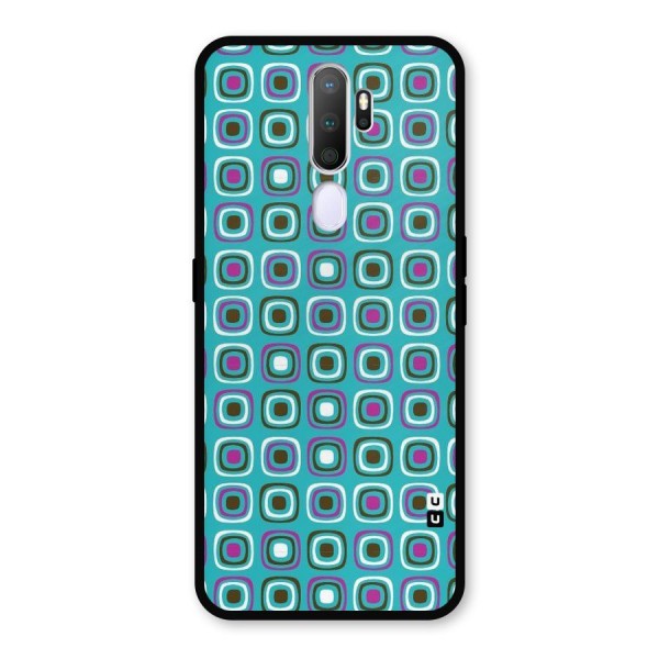 Boxes Tiny Pattern Metal Back Case for Oppo A5 (2020)