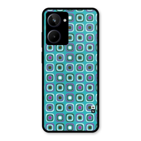 Boxes Tiny Pattern Metal Back Case for Realme 10