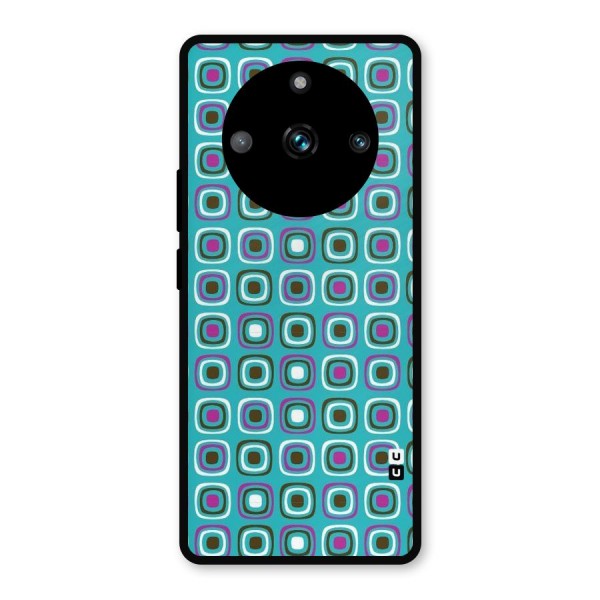 Boxes Tiny Pattern Metal Back Case for Realme 11 Pro Plus