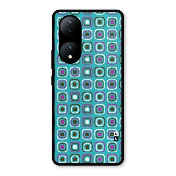 Boxes Tiny Pattern Metal Back Case for Vivo T2