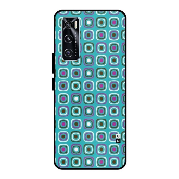 Boxes Tiny Pattern Metal Back Case for Vivo V20 SE
