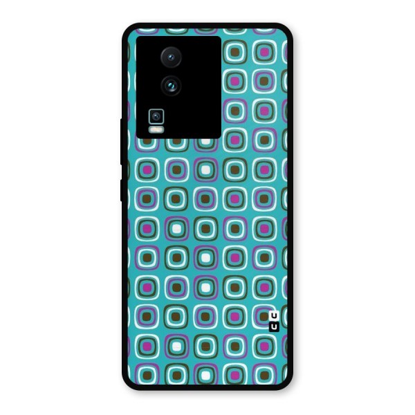 Boxes Tiny Pattern Metal Back Case for iQOO Neo 7