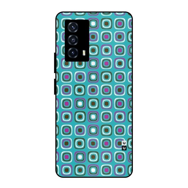 Boxes Tiny Pattern Metal Back Case for iQOO Z5