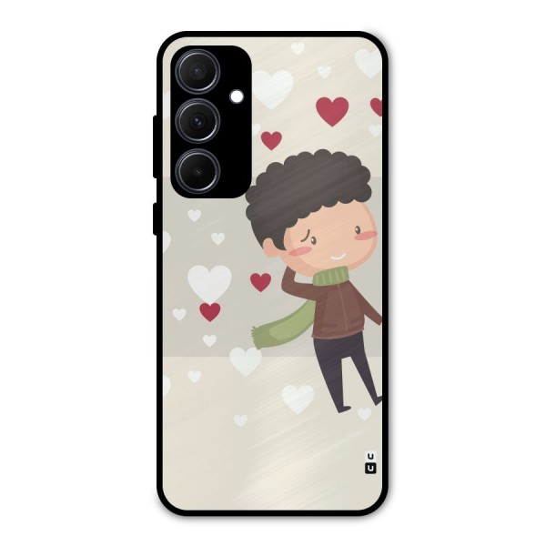 Boy in love Metal Back Case for Galaxy A35