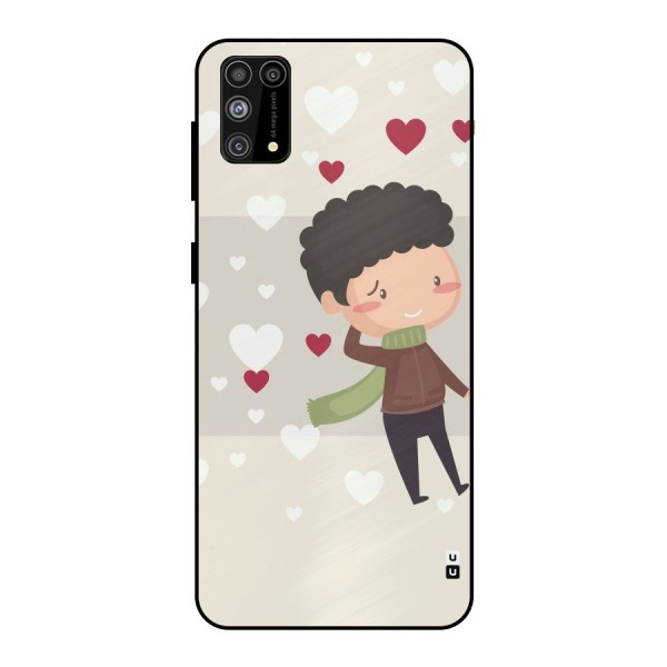 Boy in love Metal Back Case for Galaxy F41