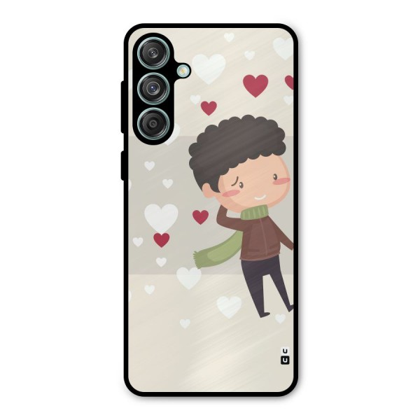 Boy in love Metal Back Case for Galaxy M55 5G