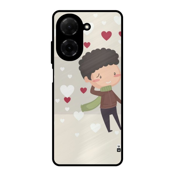 Boy in love Metal Back Case for Redmi A5 4G