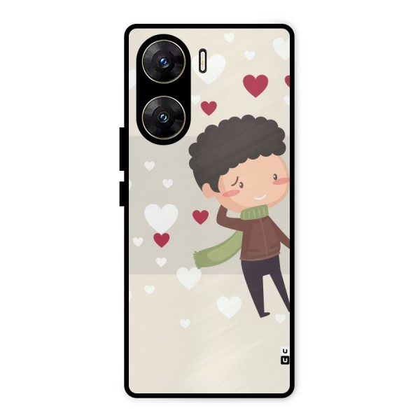 Boy in love Metal Back Case for Vivo V29e
